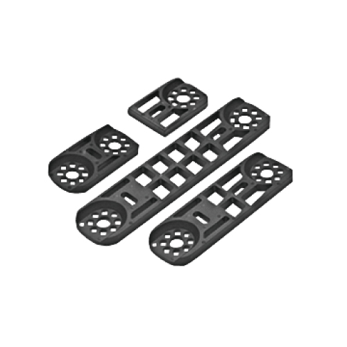 Плитка монтажная полимерная двойная L=150 мм