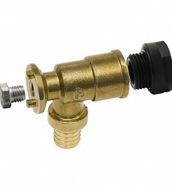 Отвод фиксируемый Push (водорозетка) с заглушкой 14x2 G1/2 (K)
